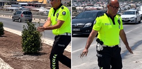 Hatay’da polisin yaptığı hareket Bakan Mustafa Çiftçi’yi duygulandırdı