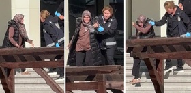 KPSS sınavına 1 dakika geç kaldı, içeri alınmayınca sinir krizi geçirdi Okuldan yaka paça atıldı