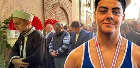 13 yaşındaki Türkiye şampiyonunun cenazesinde gözyaşları sel oldu