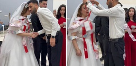 Takılan takıyı gören gelinin ağzı açık kaldı