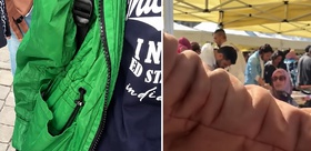 Genç kızları orada görünce dayanamadı: Tesettürlüyüz, yakışıyor mu