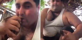 İnfial yaratan görüntü Neyse ki yaptığı yanına kar kalmadı