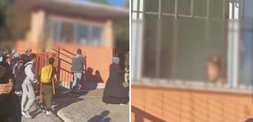 İşte ortaokulda dehşet saçan öğrencinin gözaltına alındığı anlar