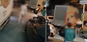 Çıplak halde markete girip “Bomba“ diye bağırdı Genç mühendis otomobilin altında yakalandı