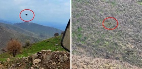 Şırnak’ta tesadüfen kaydedilen görüntüye bakın