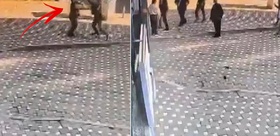 Öğretmen de bunu yaparsa Okul önünde kendisini uyaran bekçiye saldırdı