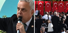 Zeytin festivalinde ortalık karıştı AK Partili ve İYİ Partili vekiller birbirlerine girdi
