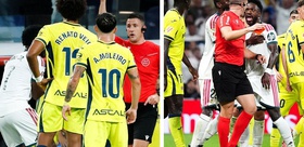 Hakemin üzerine yürüdüler Olaylı maçta kazanan Real Madrid