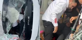 Antalya-Isparta yolunda midibüs devrildi: 5 yaralı