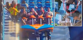 Lunaparkta korkunç son Oğlu yanındayken 60 metre yüksekten düştü