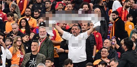 Galatasaray tribünlerinde Real Madrid sürprizi