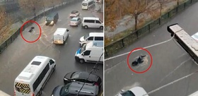Esenyurt’ta can pazarı Sel sularına kapılan kadını son anda kurtardılar
