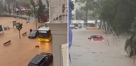 İstanbul yağmura teslim Gün boyu devam eden yağışın bilançosu ağır oldu