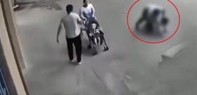 Çocuklarının gözü önünde anneye cinsel saldırı girişimi