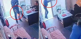 Akaryakıt istasyonuna silahlı saldırı kamerada Soğukkanlılığı buz kestirdi
