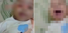 İnfial yaratan görüntü 4 aylık bebeğine şiddet uygulayıp babasına video gönderdi