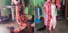 Saçının marifetine bakın Köylüler sıraya girdi