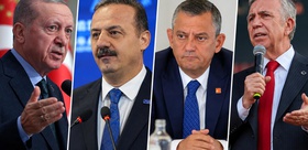 28 ilde “Cumhurbaşkanı kim olsun“ anketi Birinci ile ikinci arasında 14 puan fark var