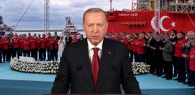 “Osman Gazi“ gaz üretimi için yola çıktı Cumhurbaşkanı Erdoğan: Mavi Vatan’ın ilk fabrikası