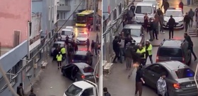 Mahalleliye bak sen Şüphelileri kaçırdılar, polis ateş açtı