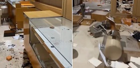 Fransa’da öfke kontrolden çıktı Lüks mağazaları tek tek yağmaladılar