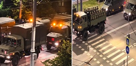 Protestoların devam ettiği Arnavutluk’ta askeri hareketlilik