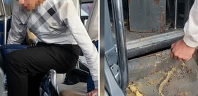 Yolcu otobüsünde inanılmaz düzenek İçinden 5 kişi çıktı