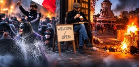 Protestolarla sarsılan Fransa’da yağmalanmayan tek dükkan