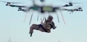 Karadan ulaşılamayan yaralı Ukraynalı asker cepheden dronla kurtarıldı