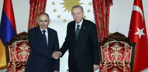Cumhurbaşkanı Erdoğan, Ermenistan Başbakanı Paşinyan'ı kabul etti