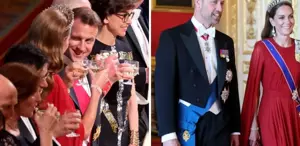 Resmi protokolde incelik mi, fazla samimiyet mi? Macron ve Kate'in tartışmalı anı