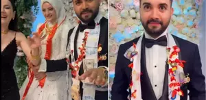 Kadir Ezildi'nin görkemli düğününde adeta altın yağdı