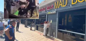 Turistlerin dövüldüğü işletmeden açıklama: Hesabı ödemediler, bayrağımıza küfür ettiler