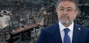 Çanakkale'deki yangın büyük ölçüde kontrol altına alındı, geriye bu manzara kaldı