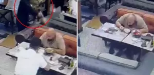 Kulüp başkanına saldırı anı kamerada: Yemek yediği sırada öldürüldü