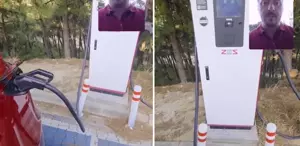 Şarj istasyonunda şahit olduğu manzara vatandaşı çıldırttı