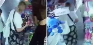 700 liralık oyuncak çalan kadın, 10 liralık da alışveriş yaptı O anlar kameralarda