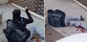 İşte 2 polisimizi şehit eden saldırganın yakalanma anı: Üzerinde bomba var, vur abi vur