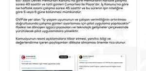 Haftada 4 gün mesai dönemi mi başlıyor Cumhurbaşkanlığından açıklama var