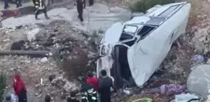 Mersin’de minibüs şarampole yuvarlandı: 5 ölü