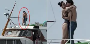 Katy Perry ile Justin Trudeau lüks yatta dudak dudağa görüntülendi
