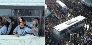 İsrail’in serbest bıraktığı Filistinli esirler Gazze’de
