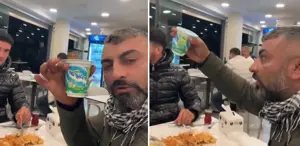 Gittiği lokantada ayranın fiyatını duyan süt üreticisi isyan etti: Ben sütün litresini...