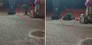 Namaz kılan kağıt toplayıcısını kayda aldı, yaptığı yoruma tepki yağıyor