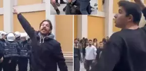 Birileri üniversiteleri karıştırmaya çalışıyor Karşıt görüşlü öğrenciler yine kafa kafaya geldi