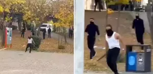 Hacettepe Üniversitesi karıştı Palalı saldırganlar kamerada