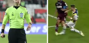 Maçın hakemi Zorbay Küçük Fener taraftarını delirten pozisyon yeniden gündemde