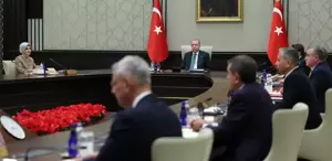 Cumhurbaşkanı Erdoğan, Kabine toplantısının ardından açıklamalarda bulunuyor