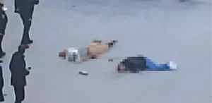 Sokakta kovaladığı kadını öldürüp intihar etti Kan donduran olay kamerada