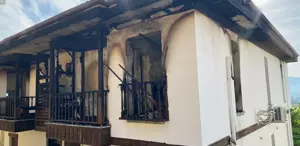 Evi ateşe verip 2 jandarmayı bıçakla yaralayan şüpheli vurularak etkisiz hale getirildi